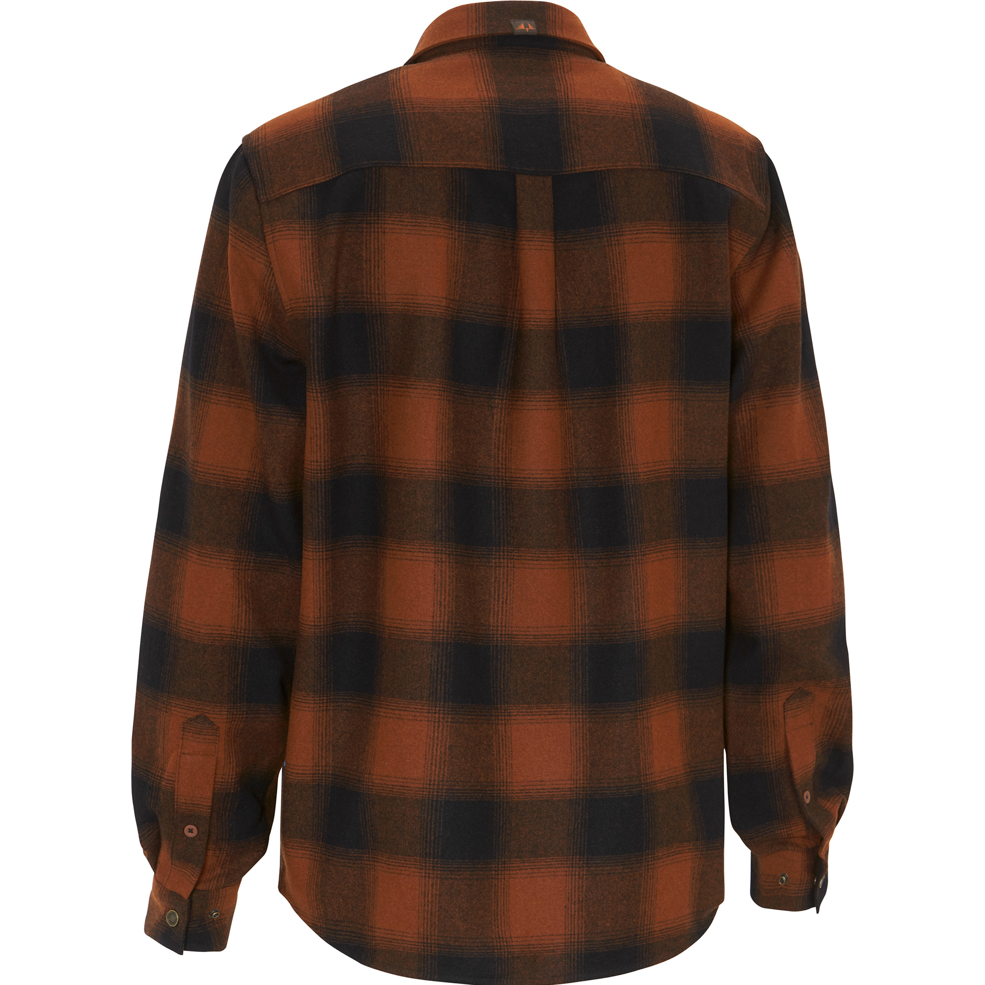 Swedteam Herren Hemd Lynx Wool Dark Orange 2XL