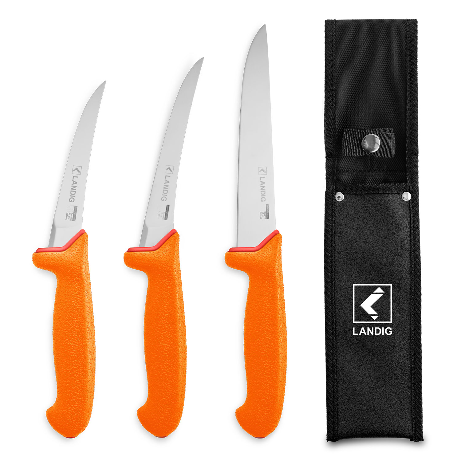 Landig Profi Zerwirkmesser Set Mit Gratis Messertasche