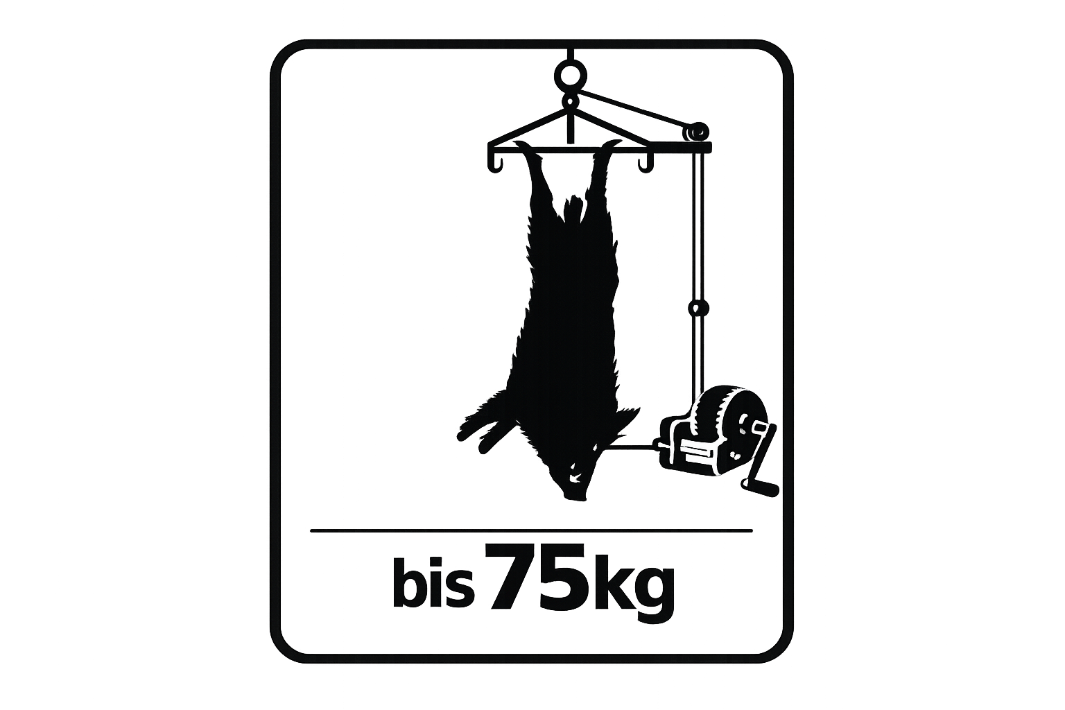 Aufbrechhilfe Überläufer maximale Belastung 75 kg