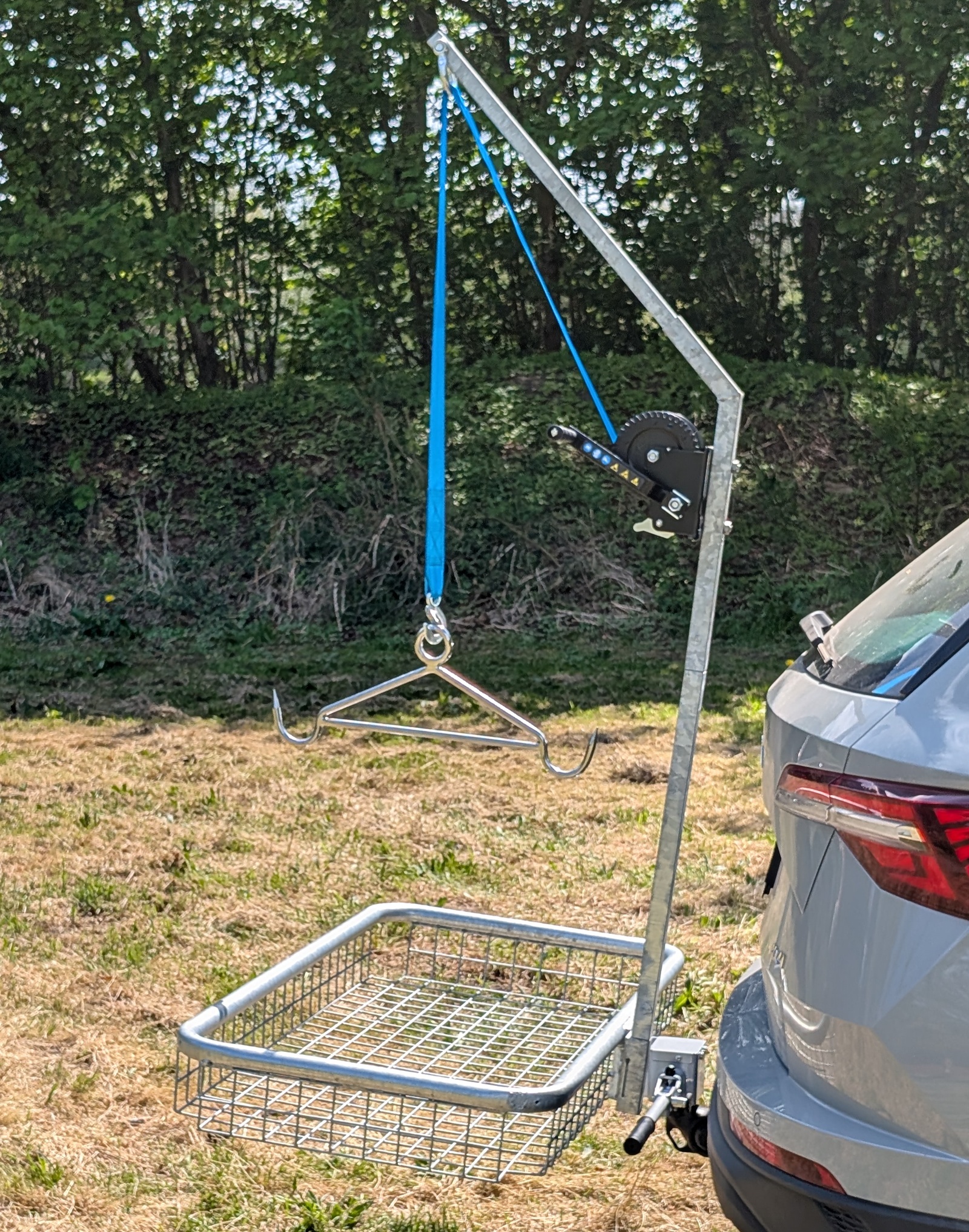 Streckenknecht Max Komplett-Set – großer Wildträger mit Aufbrechhilfe -Überläufer-