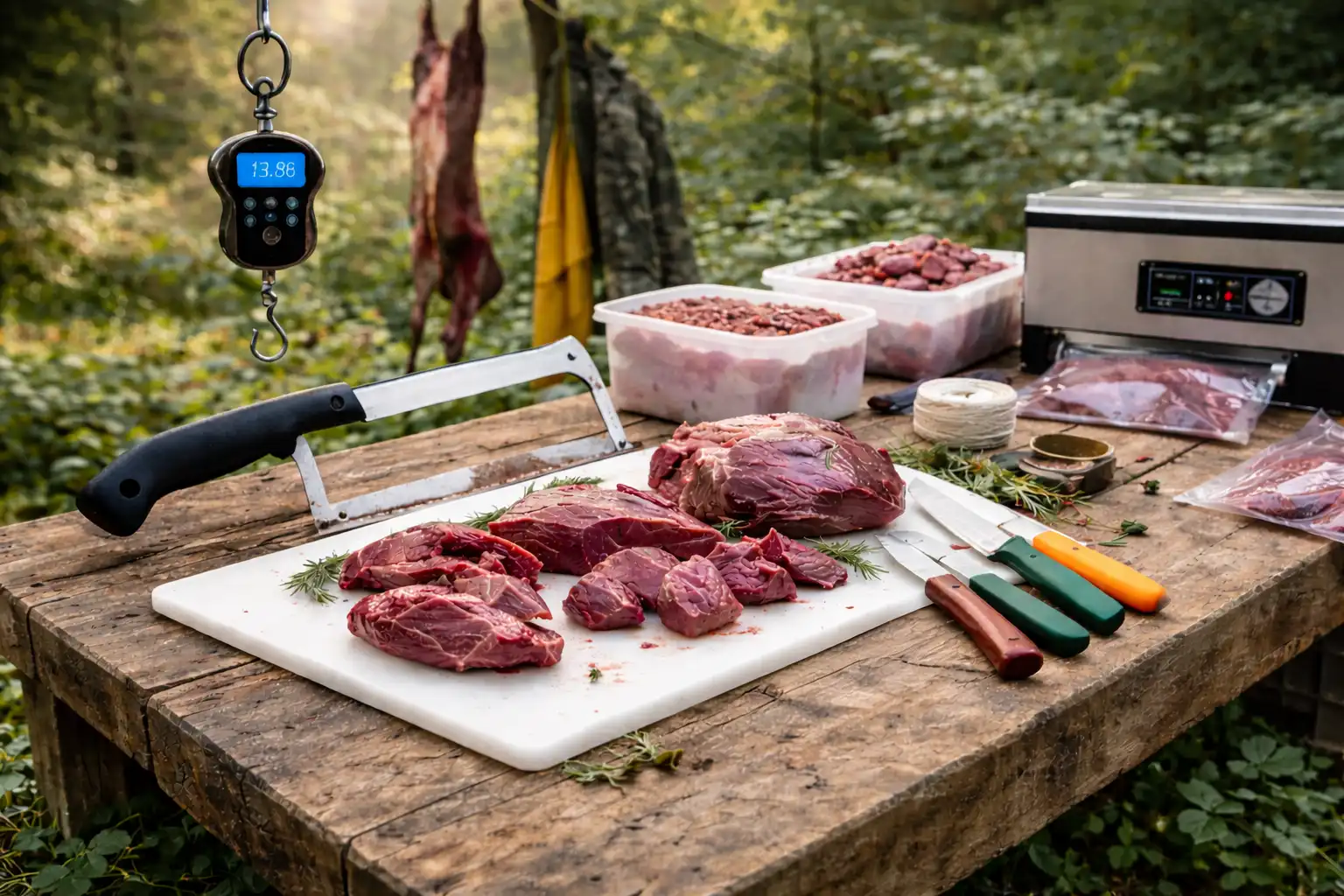 Wildverarbeitung nach der Wildkühlung