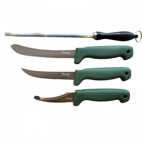 Tendy Messer Schlachtset 3-tlg.Grün