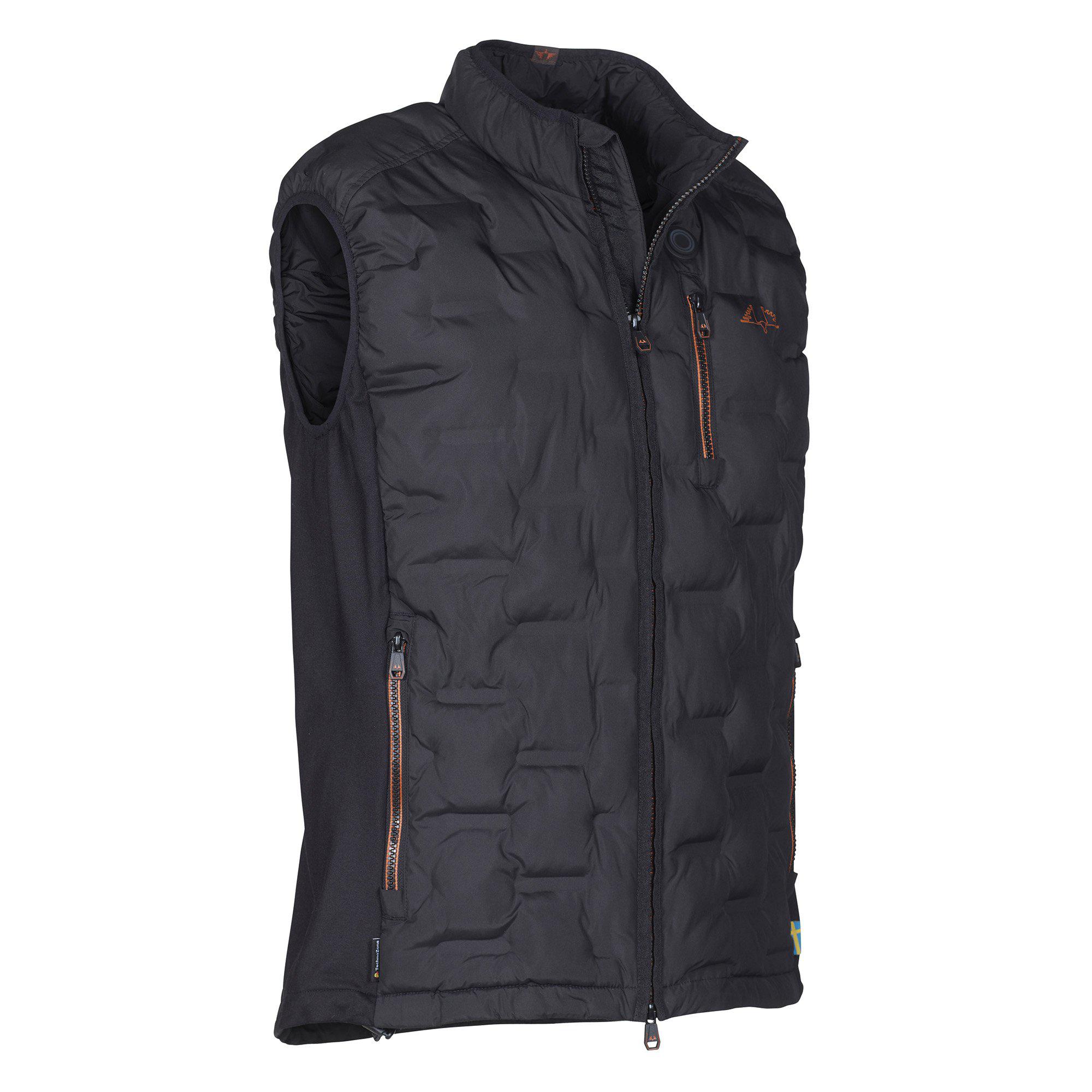 Swedteam Herren Alpha Pro 2 Heizweste Schwarz 2XL