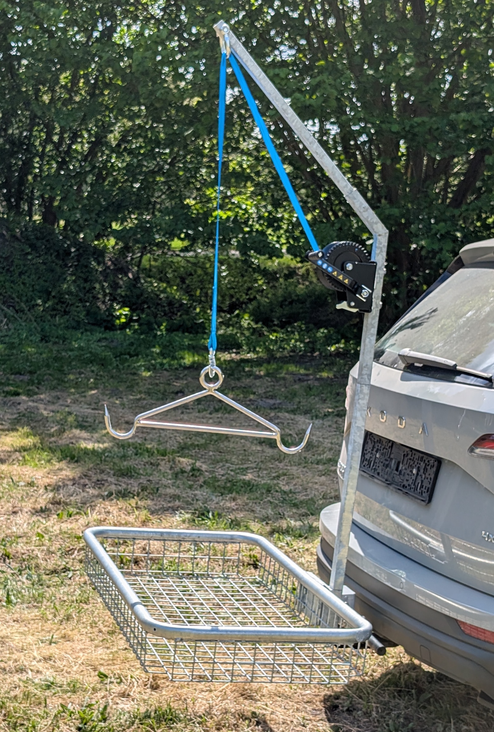 Streckenknecht Max Komplett-Set – großer Wildträger mit Aufbrechhilfe -Überläufer-