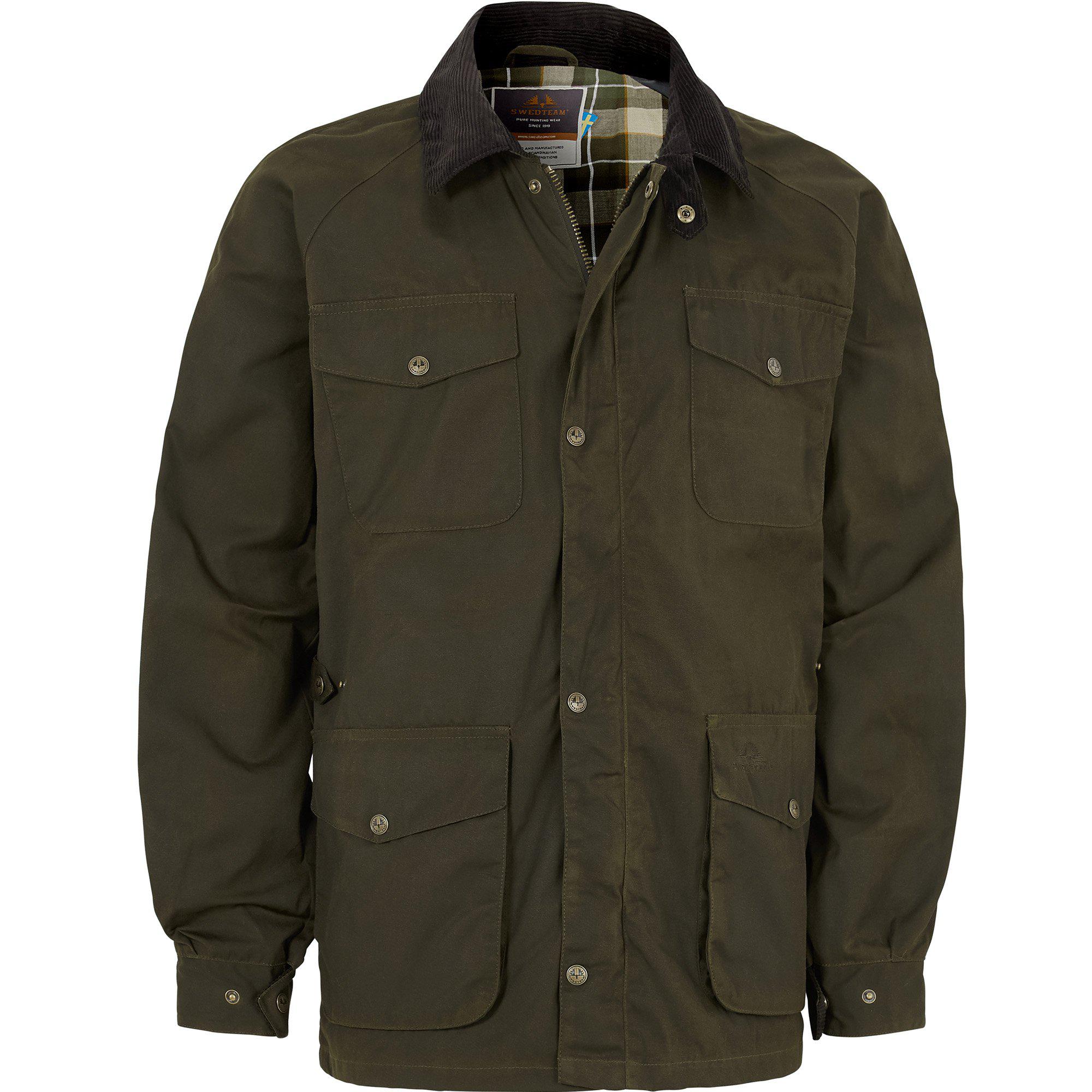 Swedteam Damen Jagdjacke 1919 Waxed  Hunting Green 34
