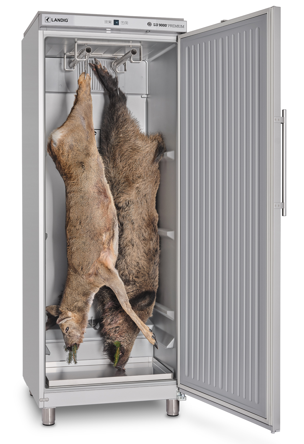 Bestückt Praxis Landig Wildkühlschrank LU9000 Premium