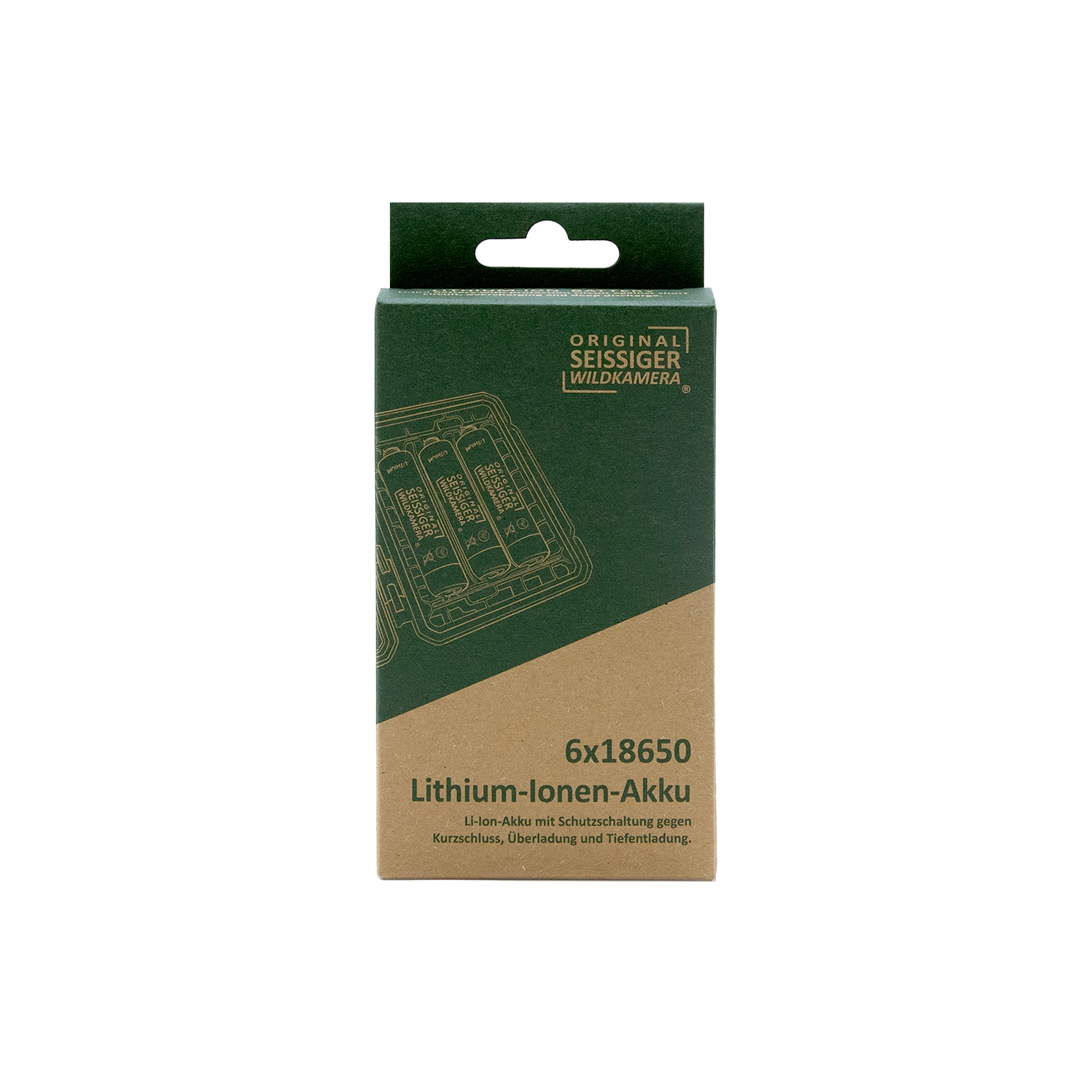 SEISSIGER Lithium-Ionen-Akku 18650 6 Stück