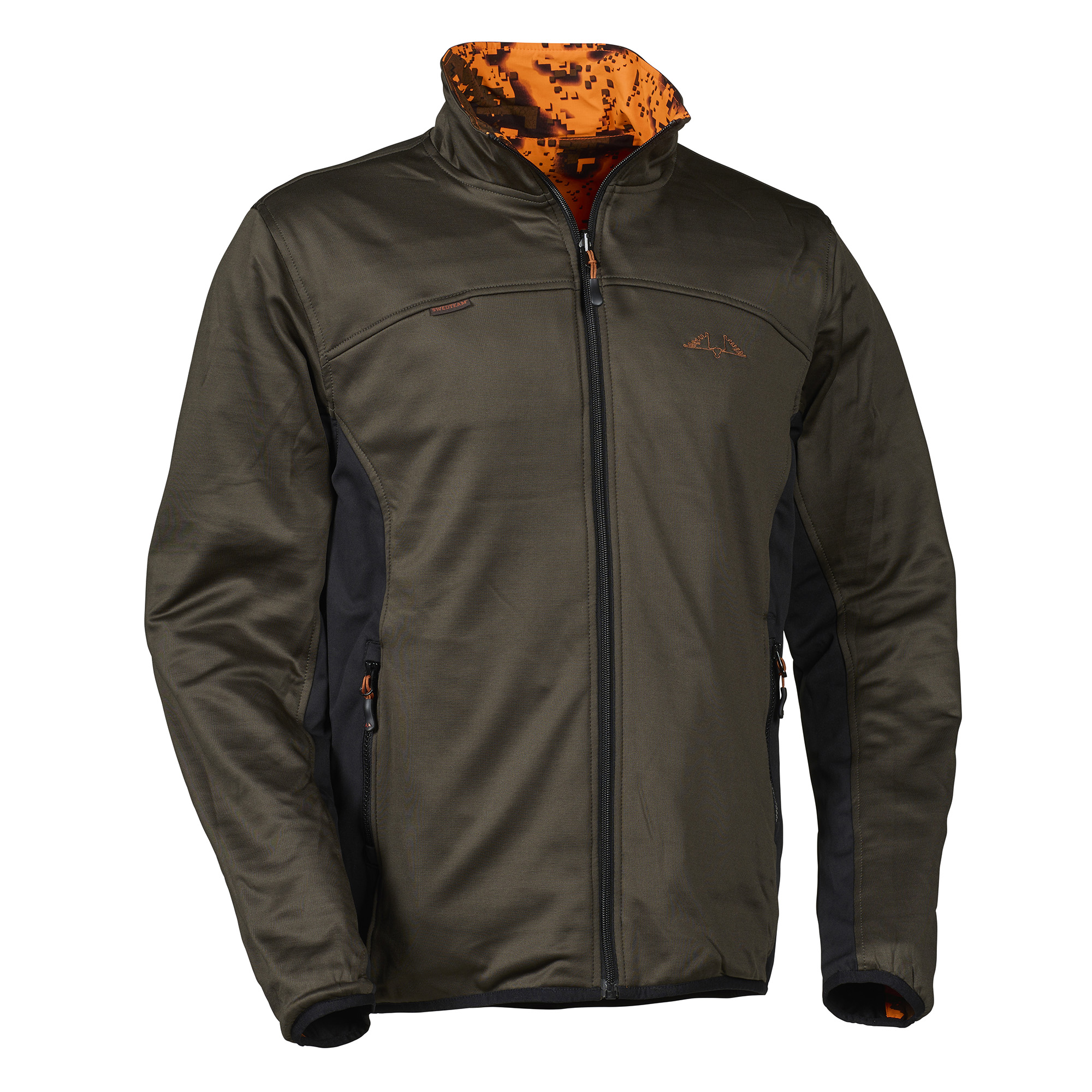 Swedteam Herren Jagdjacke Ridge Pro Reversible RE-ECO Desolve Fire 2XL