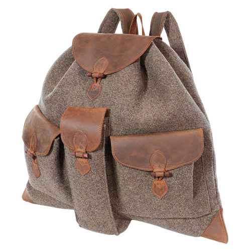 Lautloser Jagdrucksack aus Wollfilz