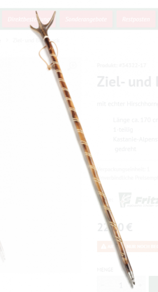 Ziel- und Bergstock